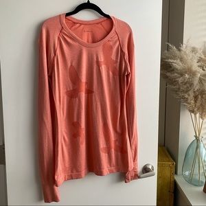 Wings Out Flyte Long Sleeve by Oiselle in Crackle